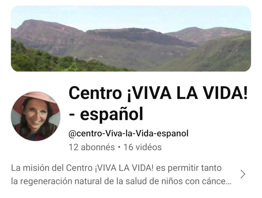 Canal Youtube Centro Viva La Vida Espagnol