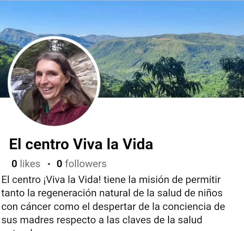 Pagina Facebook Centro Viva La Vida