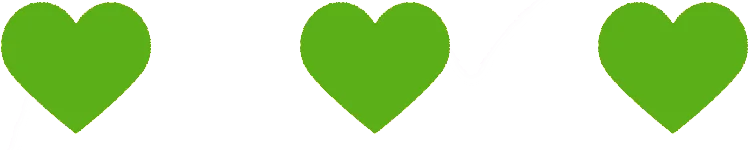 3 coeurs vert vidéos d'enseignement