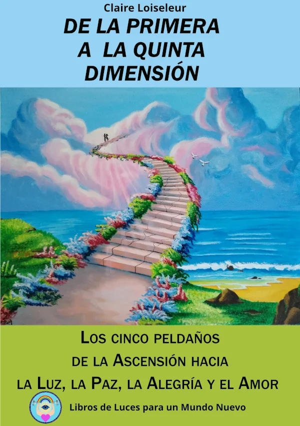 Portada del libro la ascensión de la primera a la quinta dimensión