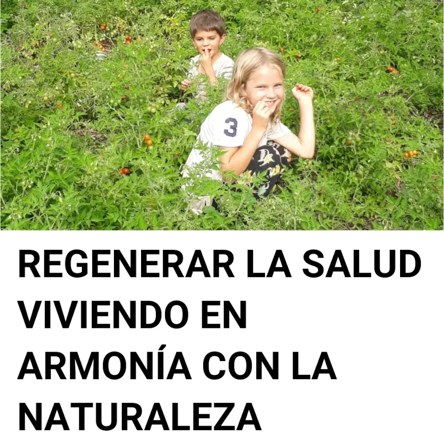 Grupo Facebook REGENERAR LA SALUD VIVIENDO EN ARMONÍA CON LA NATURALEZA