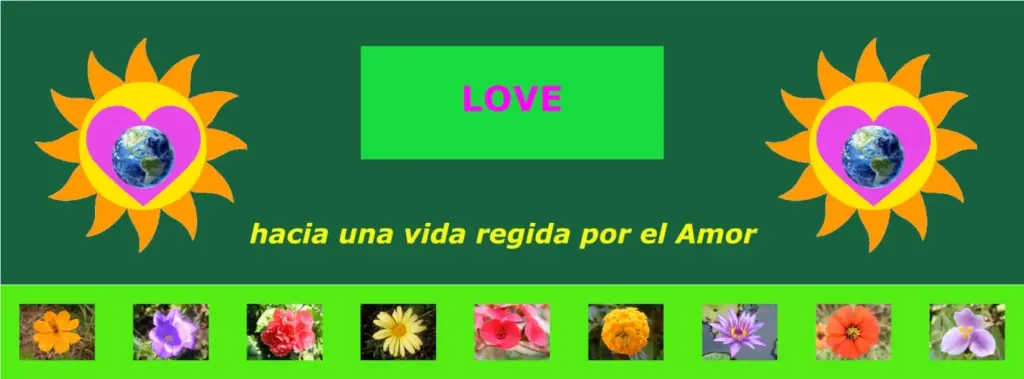 Banderola Love hacia una vida regida por el Amor